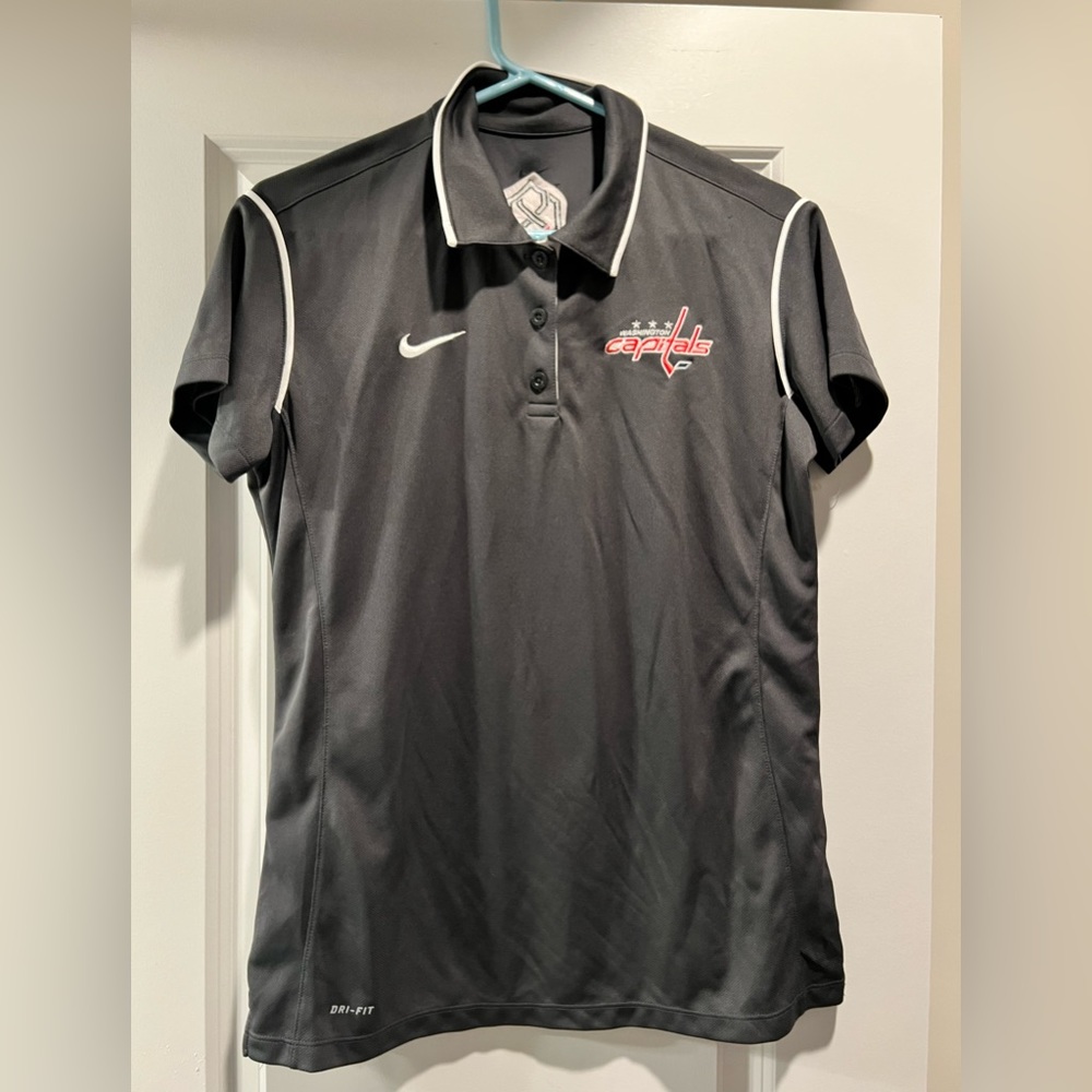 Nike dry fit women’s polo Washington capitals “Ovi” special edition